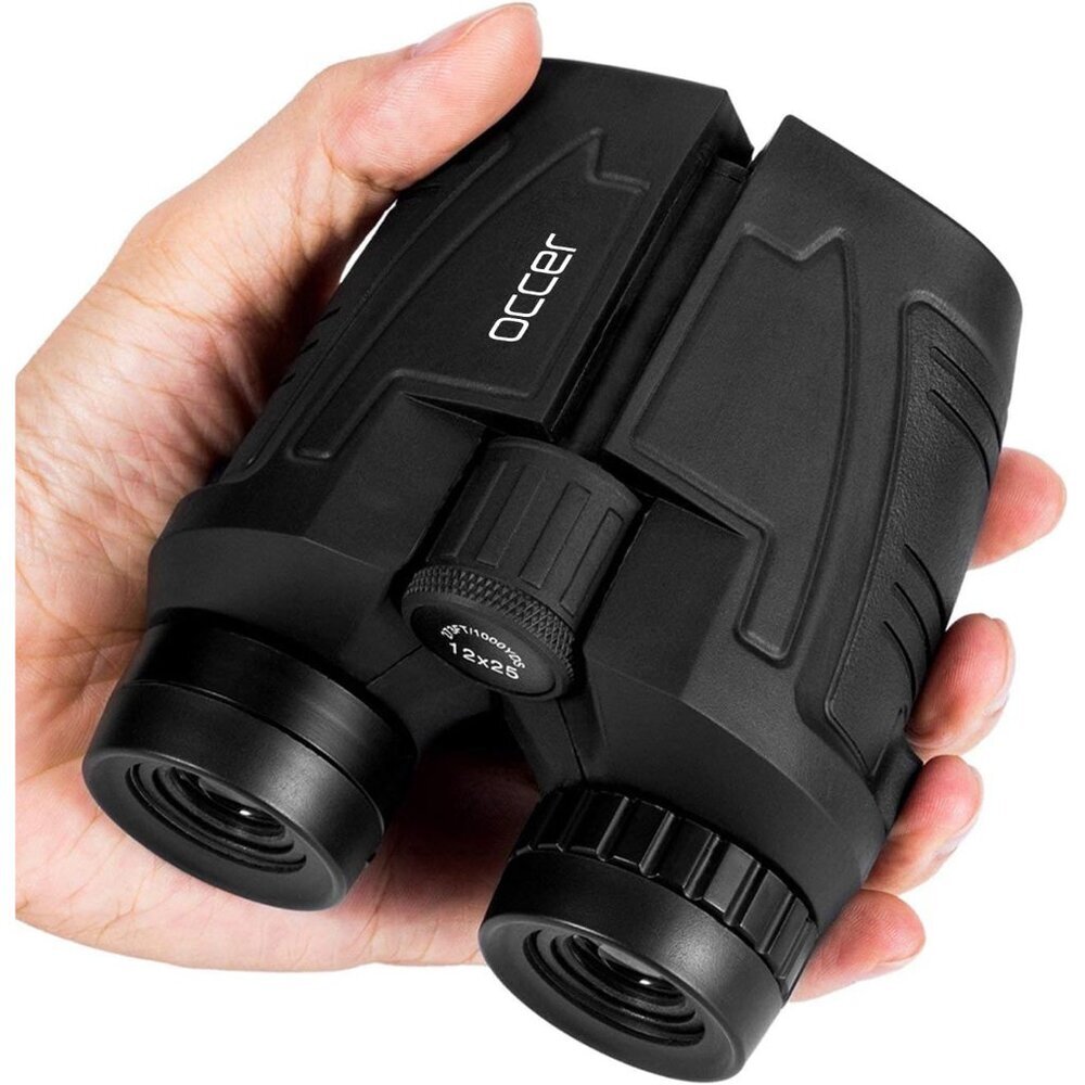 12x25 Compact Binoculars For Adults And Kids, Large Eyepiece Waterproof Binocula